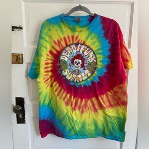 Dead Funk Summit Colorful Tie-Dye T-Shirt Size XL